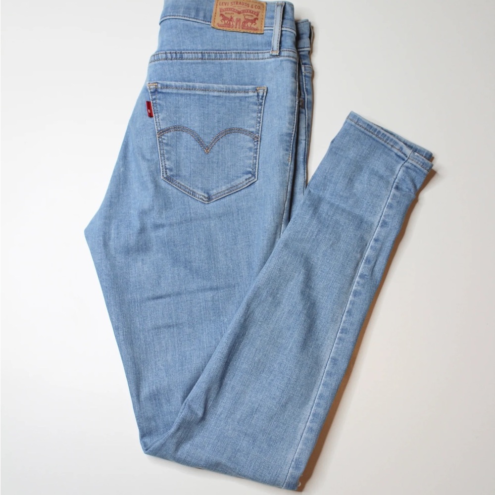 Levi's Women's Sky Blue Skinny Jeans
